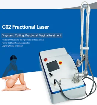 Fraktionerad CO2-laser maskinen Vaginalt Skärpa vagina föryngring resurfacing facial rynkor borttagning CO2
