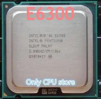FRI FRAKT E6300 CPU-Processor på 1,86 Ghz/ 2 /1066GHz) Socket 775 SL9SA scrattered bitar