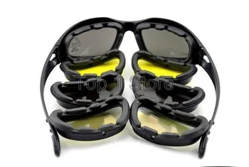 Fri Frakt Taktiska Solglasögon Skyddsglasögon Skyddsglasögon 4 Objektiv Jakt Camping Vandring Airsoft Painball Glasögon