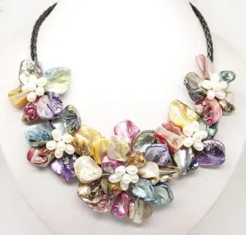 Fri frakt >>>>ädla smycken Charmming!8-9mm Vita Sötvatten Odlade Pärlor, Halsband DIY kvinnor het försäljning smycken