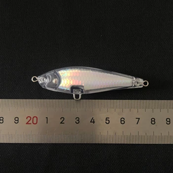 Fri öga 10st 75mm 6,7 g omålad fiske lure tom penna bete tom lura kroppen JXN11