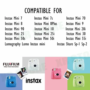 Fujifilm Instax Mini Film Instax Mini 11 8 9 Konfetti Design Film För Fuji Mini 7s 25 26 70 90 Omedelbar Kamera SP-1 SP-2
