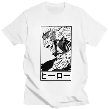 Full Kåpa D Deku Boku No Hero Akademi T-Shirt För Män Bomull T-Shirt Crew Neck Manga Bakugo Anime Tee Kort Ärm Toppar Eller Merch