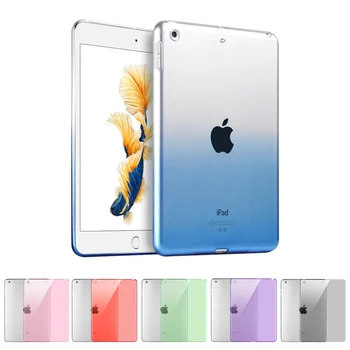 Fundas för iPad 2018 Fall 6: e Generationen iPad Tablet Case för iPad 9,7 2017 5 5 6 Gen Lutning Crystal Silicon Case Back Cover