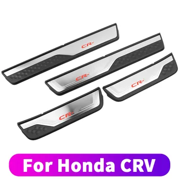 För Honda CRV CR-V 2017 2018 2019 Dörren pedaler modifierade crv tröskelvärde för skydd remsor anti-smutsig och reptålig kroppen dec