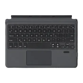 För Microsoft Surface Gå 2 Magnetiska Slim 7-Färg LED-Bakgrundsbelyst Bluetooth-Tangentbord Desktop Office Underhållning Tablet Tillbehör