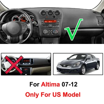 För Nissan Altima 2007 2008 2009 2010 2011 2012 Dash Matta för Instrumentpanelen Täcka Dashmat Anti-smutsig Pad Matta Vakt Bil Tillbehör