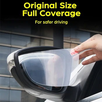 För Nissan Micra / March 2011-2016 13r Fullständig täckning backspegeln Film Anti-Fog Auto Spegel Klistermärke Bil Tillbehör