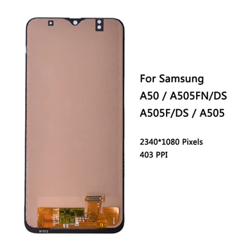 För Samsung Galaxy A50 SM-A505FN/DS A505F/DS-A505 LCD Display med Touch Screen Digitizer Med Ram För Samsung lcd-A50