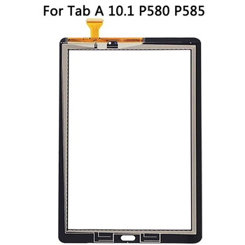 För Samsung Galaxy Tab En 10,1 P585 P580 Display LCD Digitizer Touch Panel Framför Glas-Sensor För P585 P580 LCD-Pekskärm