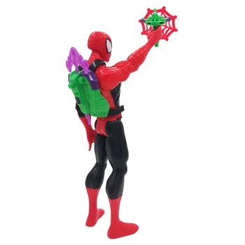 Förundras Hämnare Ultimate Spider-man Goblin Attack Redskap Titan Hero Serien Spiderman Web Sköld Ryggsäck Launcher Action Figur Leksak