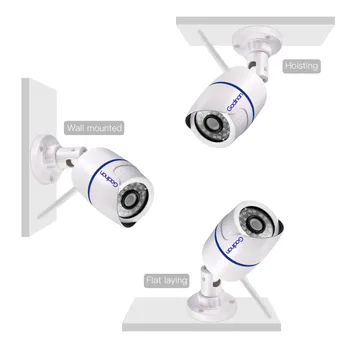 Gadinan Ljud Spela in 1080P 960P 720P wi-fi trådlöst Lan IP-Kamera Mikrofon Övervakning Utomhus Vattentät Säkerhet Night Vision CCTV-Kamera