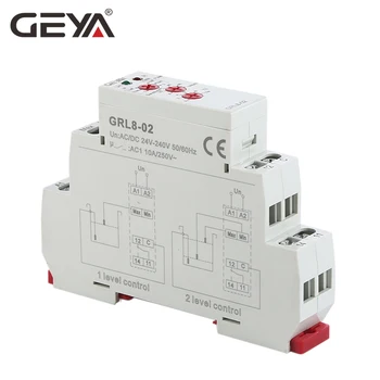GEYA GRL8 vätskenivån Controller Relä 10A AC/DC 24V-240V Elektronisk pumpstyrning Riktigt