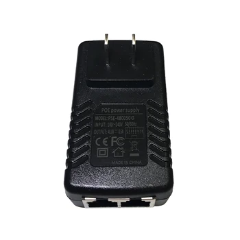 Gigabit 48V 0,5 A PoE-Injektor Adapter Power Over Ethernet pin4/5(+),7/8(-)Kompatibel EEE802.3af för UBNT AP 1000Mbps