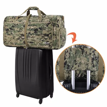 Gonex 60L Taktiska Militära Väska Cordura Komprimerbart Resa Handväska Resväska Bagage Praktiska Väskor för Armén Män Kvinnor Utomhus Camping