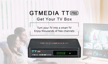 GTmedia TT PRO HD 1080p Tv-Mottagare Dvb-T/T2, DVB-C Box För att Övervaka Adapter USB2.0 Tuner Mottagare Dekoder Youtube Ryska Lager
