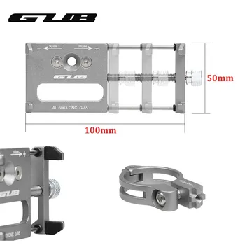 GUB G-85 Klassiska Telefonen Mount för 3,5-6,2 tums Smartphone Eloxerad Aluminiumlegering Fäste för GPS-Hållare Cykel Styret Headset Rack