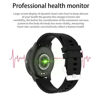 H30 Full Touch Titta på Smart Klocka Män blodtryck DIY Watchfaces Smartwatch 2020 Fitness Tracker Klocka Kvinnor För Android IOS