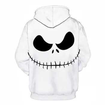 Halloween rädsla 3D pumpa hoodie tröjor Halloween kostymer höst/vinter hoodies för män och kvinnor Regelbundet