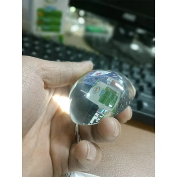 Halv Ett kristallglas Bollen hemispheroidal (65MM) Kondenserande Förstoringsglas DIY Suncatcher Spot Lampa Delar