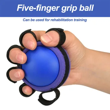 Hand Grip PU Bollen Finger Praktiken Hemiplegi Övningen Muscle Power Gummi Rehabilitering Utbildning Gripdon