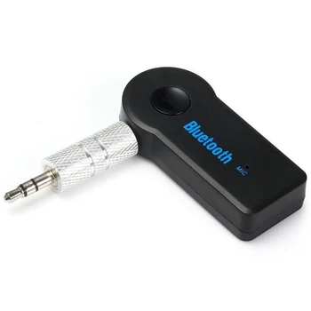 Handsfree Bluetooth Car Kit för trådlös Sändare Trådlös FM-Ljud-Få MP3-Spelare med Mini 3,5 mm Adapter
