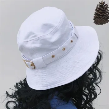 Harajuku Bucket Hat Män/Kvinnor Offentlig Beach Sun Hat Mode Fiske Fiskare Hat 2021 Nya