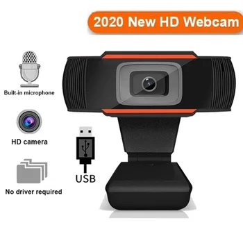HD 1080p 60fps Webbkamera PC Mini USB 2.0-Kamera Med Mikrofon USB-Dator-Kamera För Live Streaming Webcam 1080P/480P