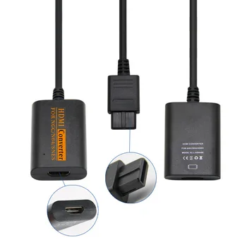 HDMI-Switch Converter för SNES och N64 NGC SFC till HDTV-Video Scart-Kabel Bekvämt Splitter för N64 Spel Console Switch Konvertering