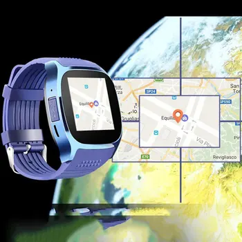 Helt Nya Smartwatch Intelligent Bluetooth-Sport Smart Klocka Stegräknare För Telefonen Android armbandsur Stöd för SIM-TF-Kort Samtal