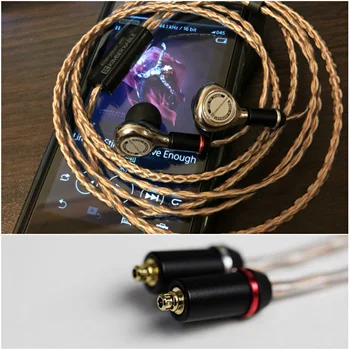 Hifi Uppgradera 4FT/1,2 m Balanserad 4.4 mm Audio-kabel-MUC-M12SB1 För Sony XBA I Örat Hörlurar Hörlurar