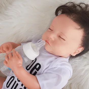 HOOMAI Verkliga Levande Levi, Söt Realistiska Mjuka Silikon Vinyl Dockor Leksak för Barn födelsedagspresent reborn baby doll