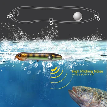 Hunthouse Penna Fiske Lure yta darter bete 9cm högsta kvalitet Penna fisk Bas Gädda lura Galen orm huvud Holografisk