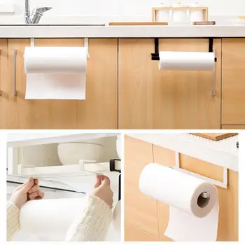 Hushållspapper Hållare Toalett Papper Handduk Hylla Skåp För Förvaring Blåsa Gratis Rack Hushållspapper Hållare Sticke Rack Strykjärn Rullhållare