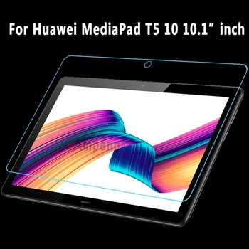 Härdat Glas För Huawei MediaPad T5 10 10.1 AGS2-W09/AGS2-L09/AGS2-L03/AGS2-W19 Klart reptålig skärmskydd