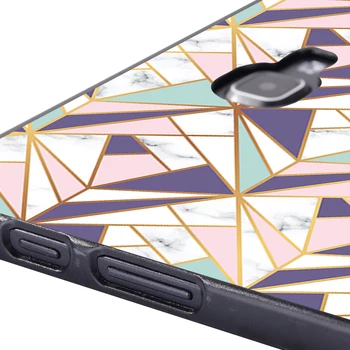 Hårt Skal av Plast Tablett Skyddande fodral för Samsung Galaxy Tab En A6 T580 T585 10.1