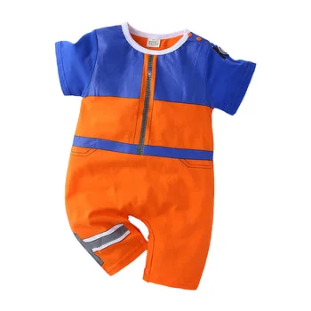 Hög Kvalitet Baby Kläder Baby Tecknat sparkdräkter En Bit Stil kortärmad Baby Jumpsuits Baby Pojkar Flickor Kläder