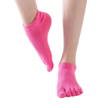 Hög Kvalitet Bekväma 5 Tå Skärsäker Strumpor Icke Slip Yoga Stockings Vandring Kör Klättring Arefoot Strumpor