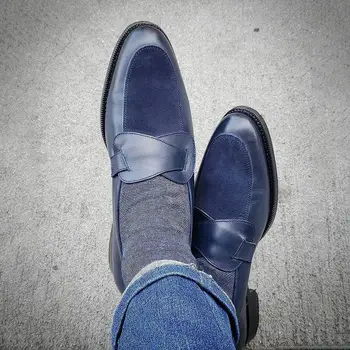 Hög Kvalitet, Nya Mode Män Pu Läder Spänne Företag Skon Vintage Avslappnad Klassisk monk strap Skor Zapatos De Hombre HA406