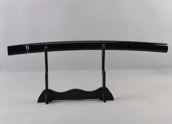 Högkvalitativa Klassiska Svarta Saya Slida Balja för Samurai Svärd Japanska Katana Trevlig Svärd Montering Helt Handgjorda Trä Craft