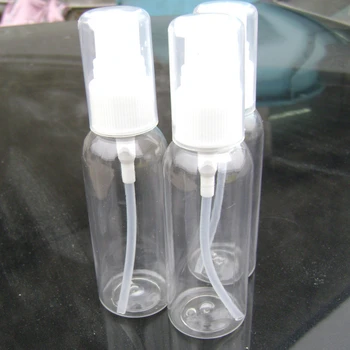 Högvärdigt Plast 50 ml Flaska Lotion Transparent PET Tvål Dispenser Grädde Flaska med spraypump