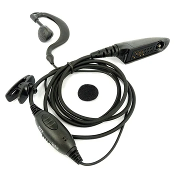 Hörlur Mikrofon för Motorola Radioanläggning HT750 HT1250 GP328 GP329 GP340 GP380 MTX850 PRO5150 Walkie Talkie med Sound Control