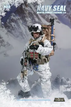 I Lager 1/6 Skala Mini Gånger Leksaker M018 Navy Seal Vintern Bekämpa Utbildning 2.0 full uppsättning Manliga action Figur