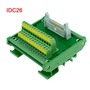 IDC26 IDE calbe, IDC26 till kopplingsplint breakout board idc 26 kontakt relä, PLC-adapter IDC26 breakout board IDC40 data kabel