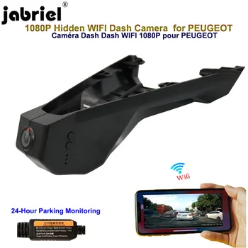 Jabriel 1080P Dolda dash cam wi-fi trådlöst Lan bil Bil dvr Kamera för PEUGEOT 4008 5008 Citroen c5 x7 aircross berlingo 2016 2018 2019