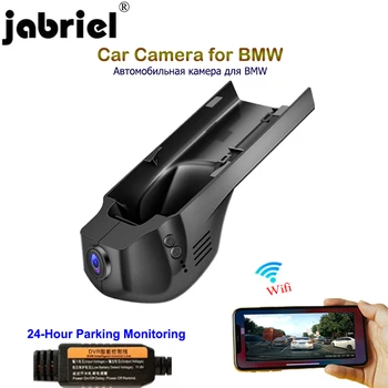Jabriel dolda 1080P bil kameran 24-Timmars inspelare dvr dash cam dubbla objektiv för BMW 1/3/5/X1/X3/X5 f10 f15 f20 f25 f30 f40 f48 g30