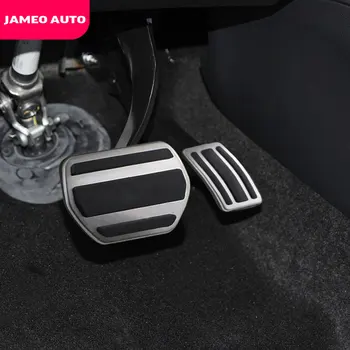 Jameo Auto Rostfritt Stål Gas som Bränsle Broms-Pedalen Icke-Slip för Peugeot 508 Citroen C5 2012-C6 Bil Tillbehör