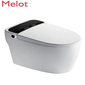 Japansk Smart Toalett med Vatten Tank utan vattentryck Limit Multi-Funktion Fjärrkontroll Flush Automatisk