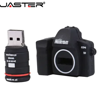 JASTER främja kreativa tecknat Extern Lagring USB 2.0-4GB 8GB 16GB 32GB 64GB Helt anmärkningar om kameran USB-flash-enhet