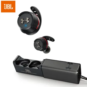 JBL UA FLASH Ture Trådlös Bluetooth-Sport Hörlurar Vattentät Kör HIFI-Hörlurar med Avgift Box Handsfree-Samtal med Mic